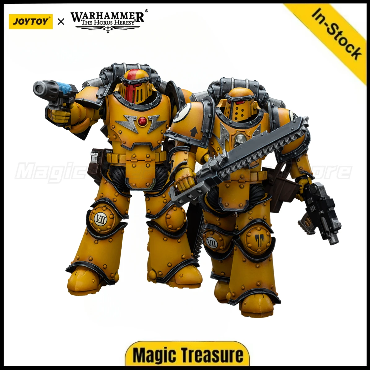 

【In Stock】JOYTOY Warhammer 40K Imperial Fists Mklll DespoilerLegionaries Model Toys Gifts 1/18 Action Figure