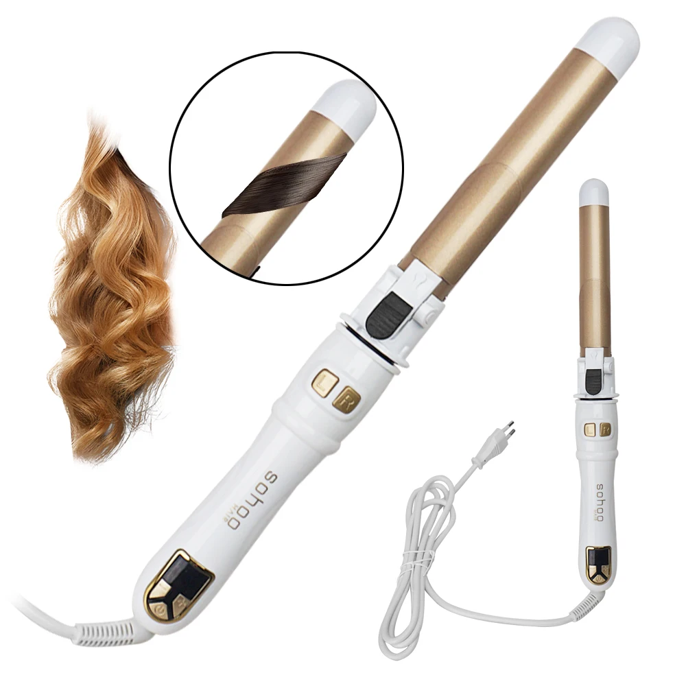 

Automatic rotating curling iron Simple automatic curling iron rod Professional fast heating curling iron