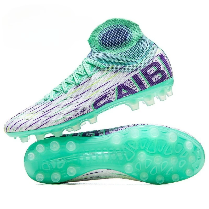

Classic Brand Comfortable Anti Slip Turf Football Shoe Top Quality Wearable Outdoor Long Spike Soccer Boot Designer Soccer Shoe