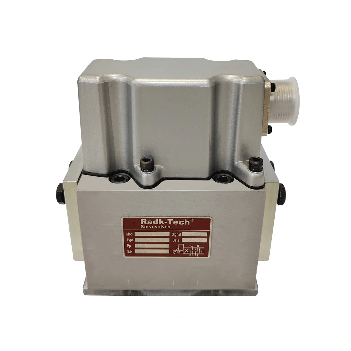 RT6215M Twin flapper-nozzle electro-hydraulic servo valve Four-way two-stage servo valve with spool and sleeve