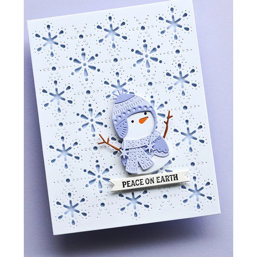 Lucky Goddess Metal Cutting Dies Snowflake Plate Diy Scrapbooking Photo Album Decorative Embossing Paper Card Crafts