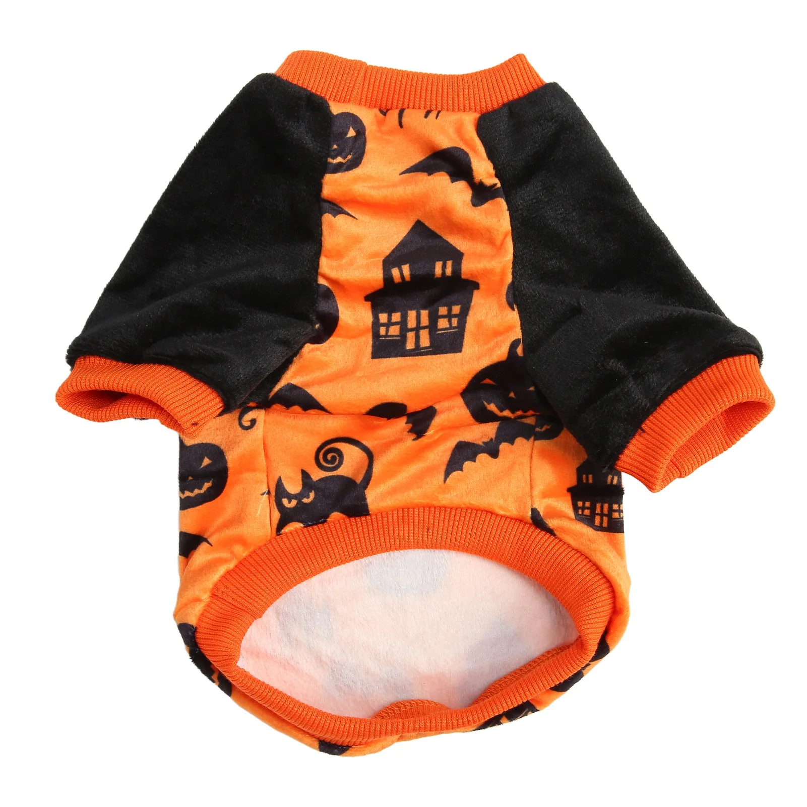 Pet Clothes For Halloween Costumes Pumpkin Pattern Lovely Shirt For Pet Medium Dogs Puppy Cats T Shirt