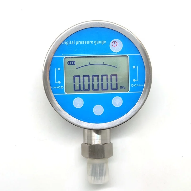 Touch Screen SS Stainless Steel Case 0.05% 0.5fs Digital Vacuum Pressure Gauge