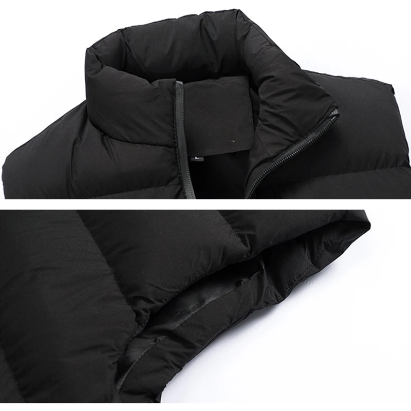 Chaleco de 4 colores para hombre, ropa de abrigo informal de invierno, chaqueta con capucha cálida, chaleco para hombre, chaquetas impermeables sin