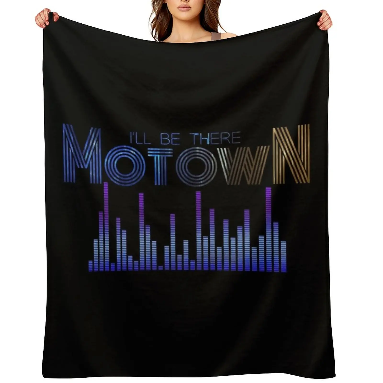 

Motown Throw Blanket Luxury Designer Warm Plush Bed linens Blankets