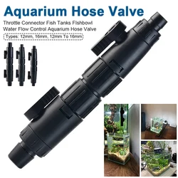 12mm/16mm Aquarium Double Tap Quick Release Connector Water Control Valve Hose Pipe No-Leak Quick Connector Set Joint 걸이식여과기