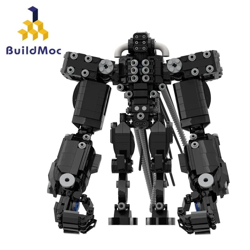 MOC Killing Machine Mecha Model Gantzed Hard Suit Building Block Kit 877 PCS DIY Robot Mech Toys for Kids Gifts