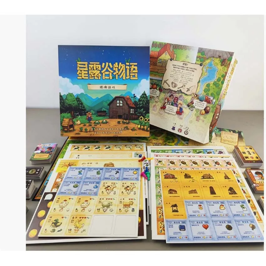 jeu-de-societe-stardew-valley-version-chinoise-jeu-de-simulation-cooperatif-jeu-de-gestion-jeu-de-societe-pour-4-joueurs-niveau-decontracte