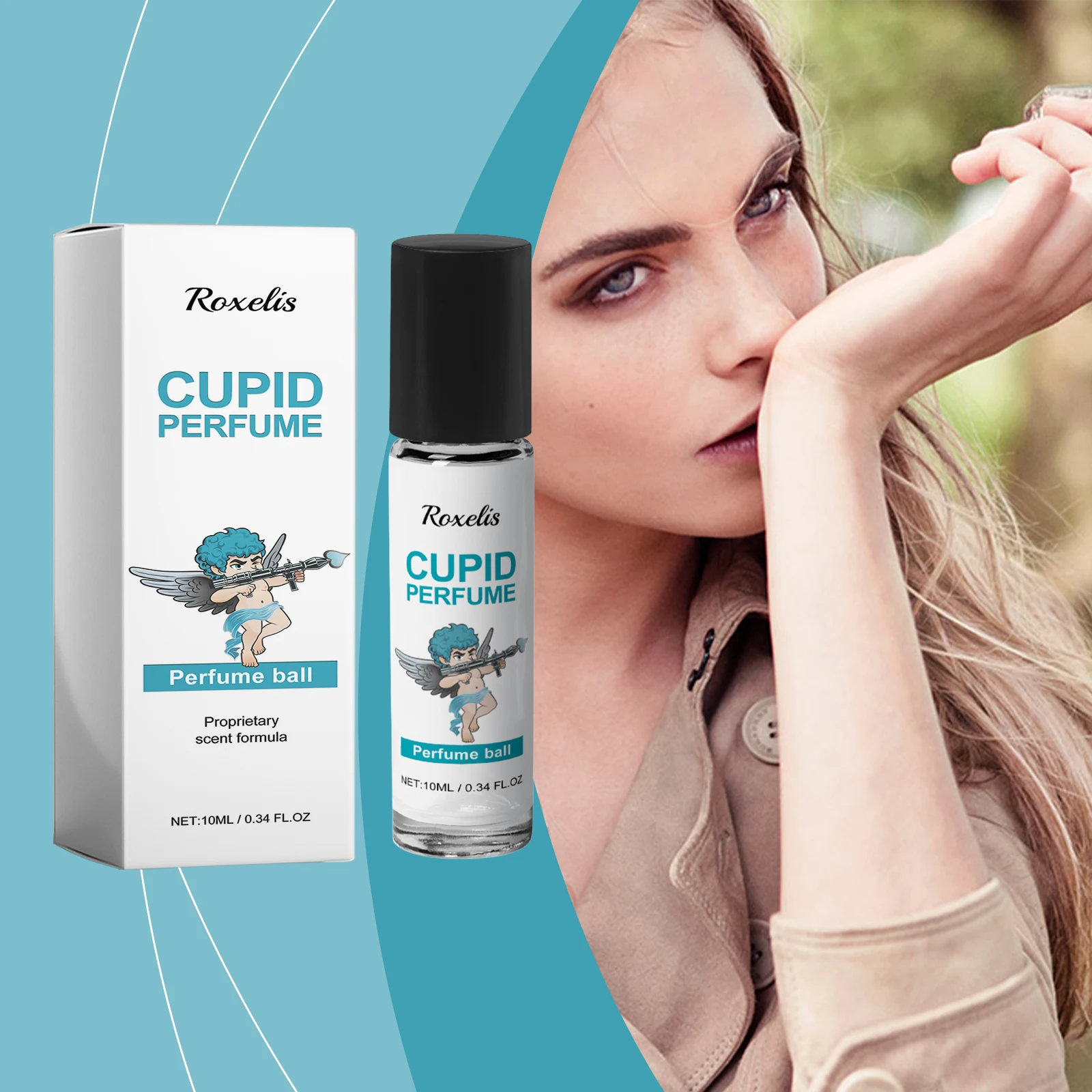 

Cupid series roller perfume Long Lasting fresh cologne elegant fragrance dating charm perfume