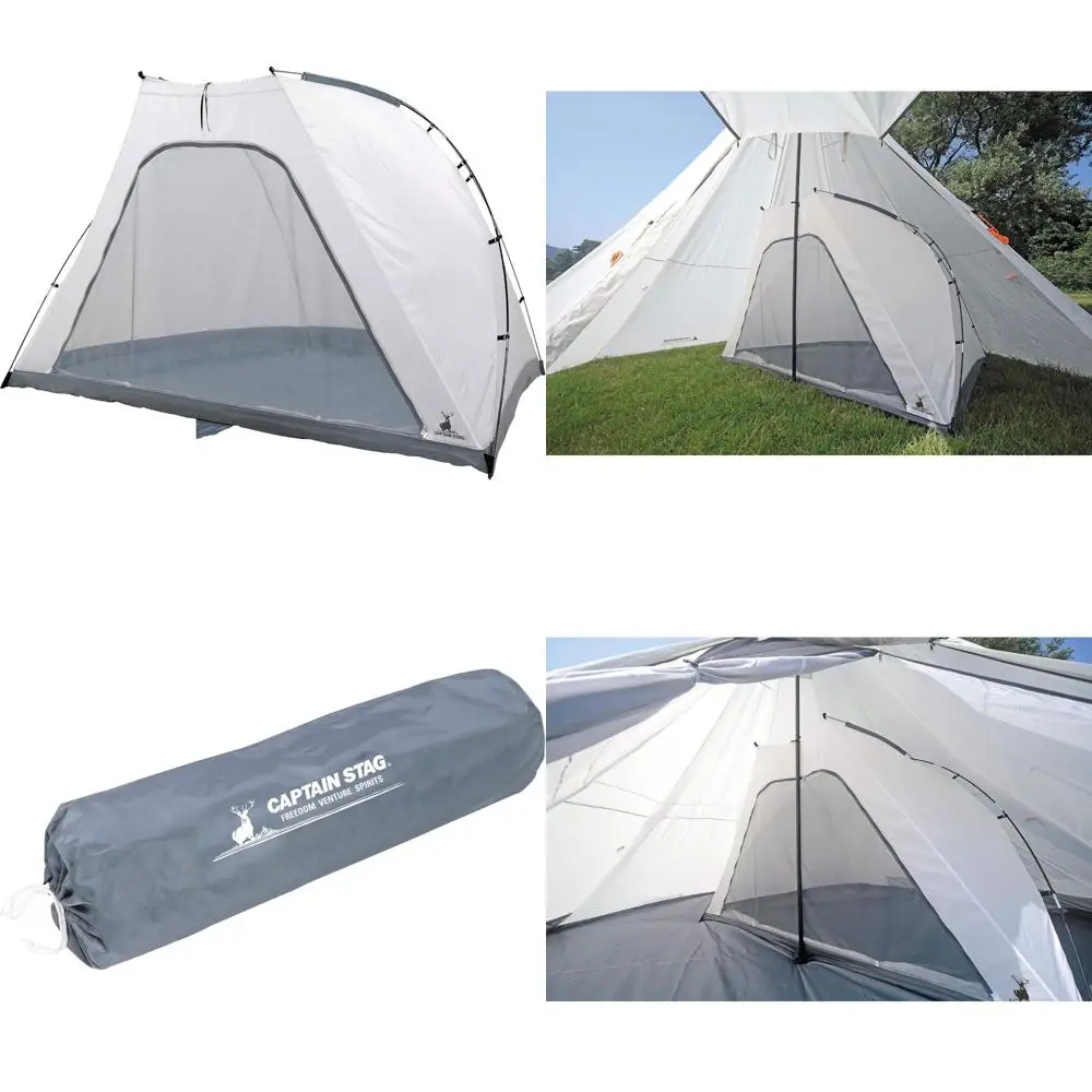 Coleman Montana Tienda de campaña resistente a la intemperie para 8 personas con toldo impermeable, tienda familiar de configuración rápida para múltiples airs