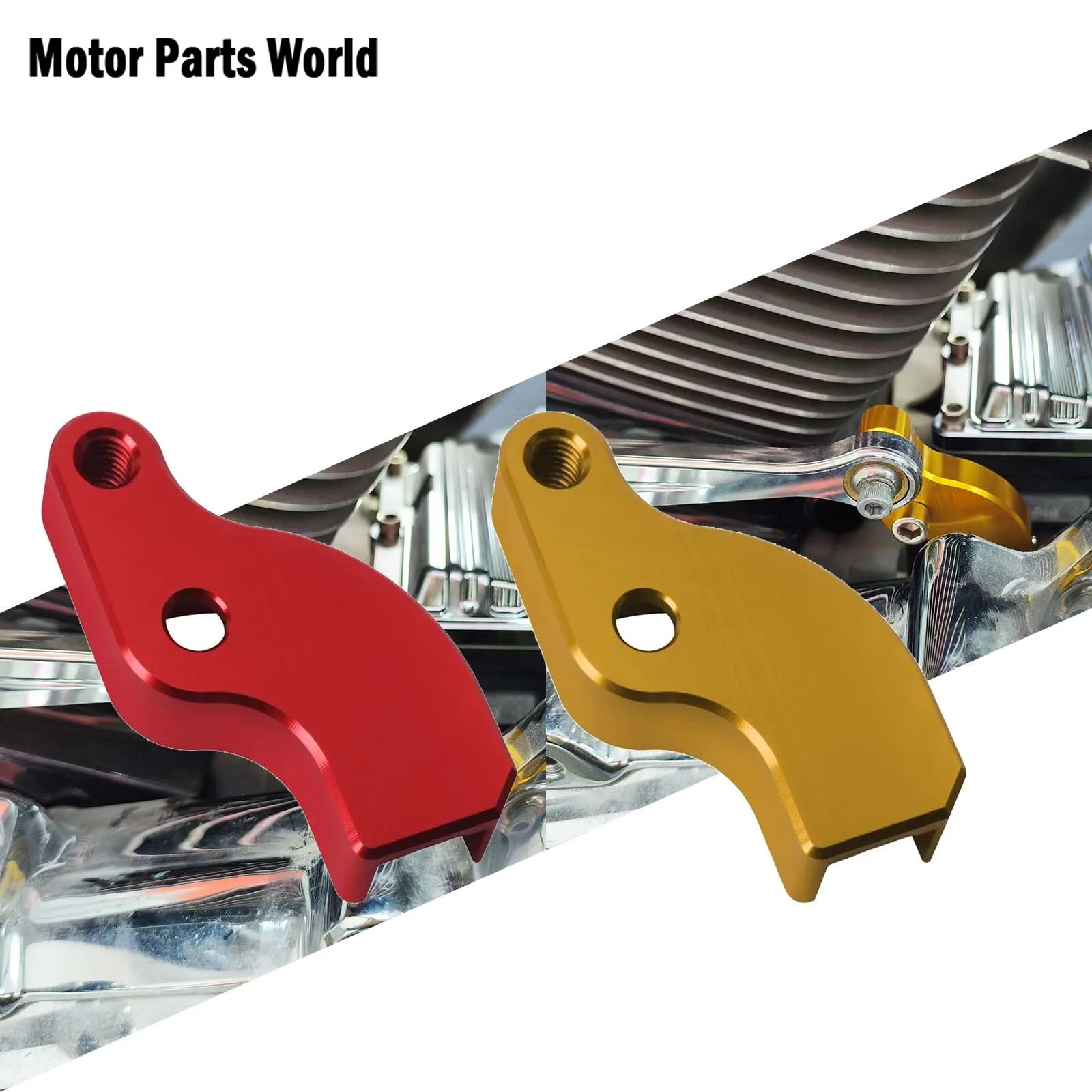 

Motorcycle Gear Shift Assist Bracket Red/Gold Transmission Booster For Harley Softail 2018-up Breakout Touring Road King 2017-up