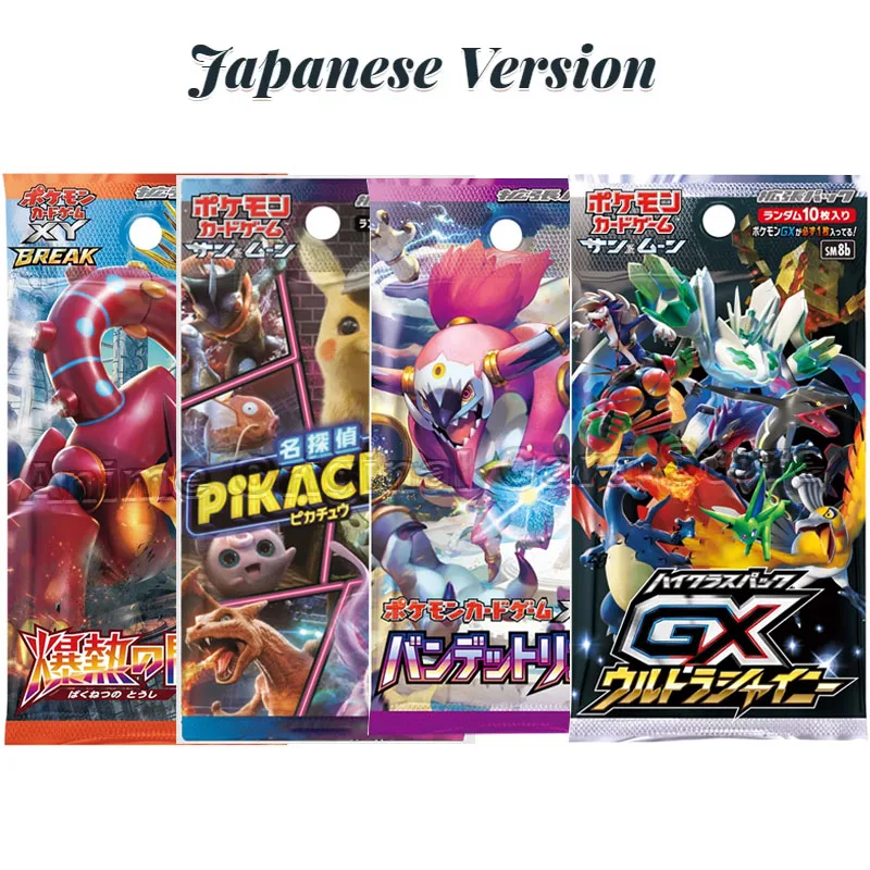 Japanese Version Genuine Pokémon Card PTCG Sm8b Out of Print Japanese Supplement Pack Xy7 Detective Pikachu Xy11