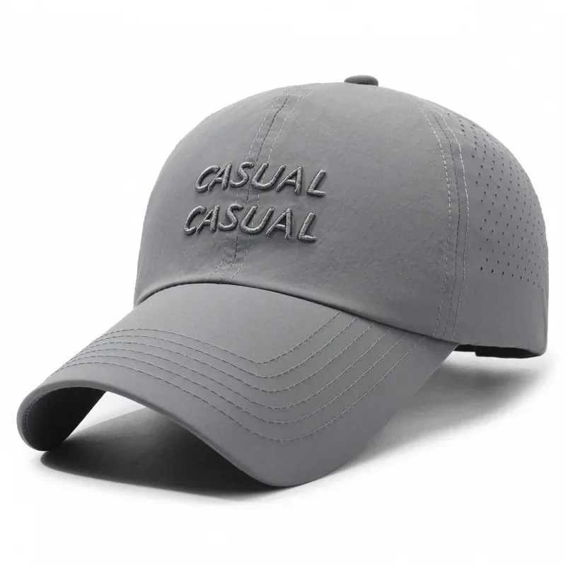 2025 قبعة صيفية جديدة قمة ناعمة التجفيف السريع ظلة البيسبول موضة خطابات الرجال/النساء الرياضة في الهواء الطلق قبعة تنفس