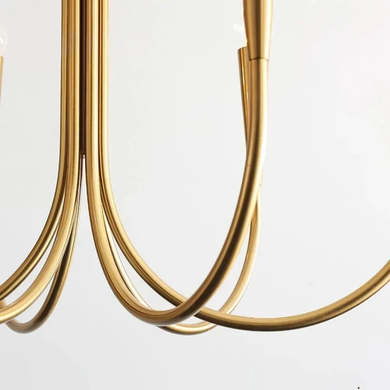 التصميم الفرنسي الحد الأدنى ثريات السقف LED مصباح غرفة المعيشة غرفة نوم مطعم فندق مكتب شخصية E27 قلادة الخفيفة