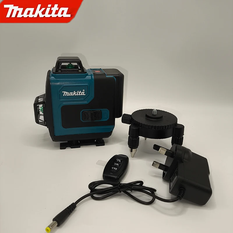 

2025 Новый Makita 3D-4D 16-линейный высокоточный 360 ° горизонтальный вертикальный зеленый лазер горизонтальный настенный портативный электроинструмент