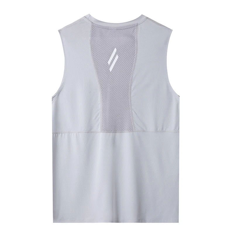 Mens Gym Tank top Men Fitness Sleeveless Shirt Male Mesh Breathable Fitness Sports Vest Undershirt Gyms Running Vest Men