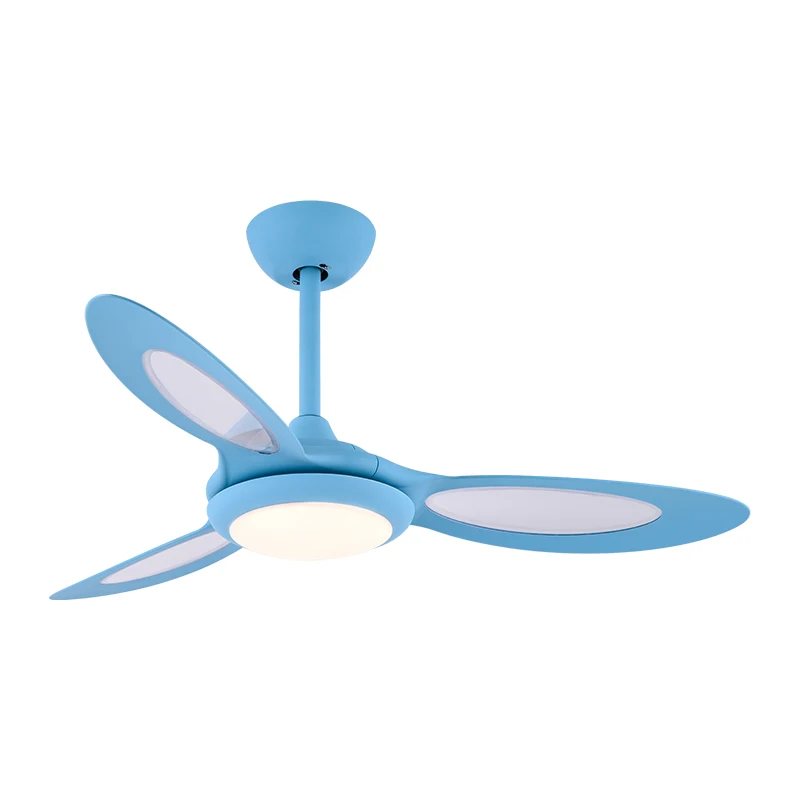 Modern Style 3 ABS Blade Remote Control Air Cooler Ceiling Fan with LED Light