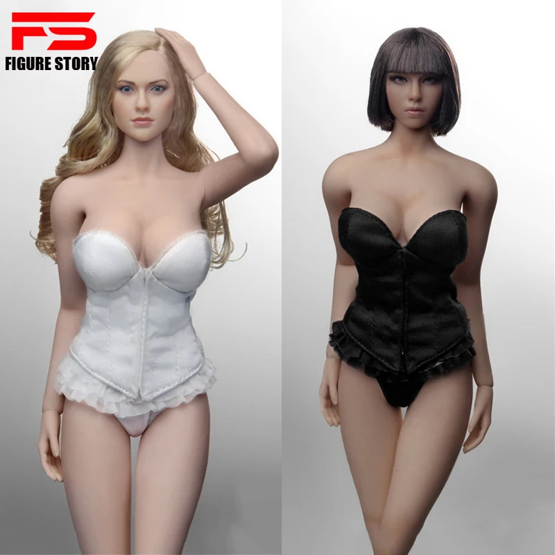 

FGC2015-22A 1/6 Scale Female A Strapless Dress Sexy Clothes Model Fit 12'' TBL PH JO Soldier Action Figure Body Dolls