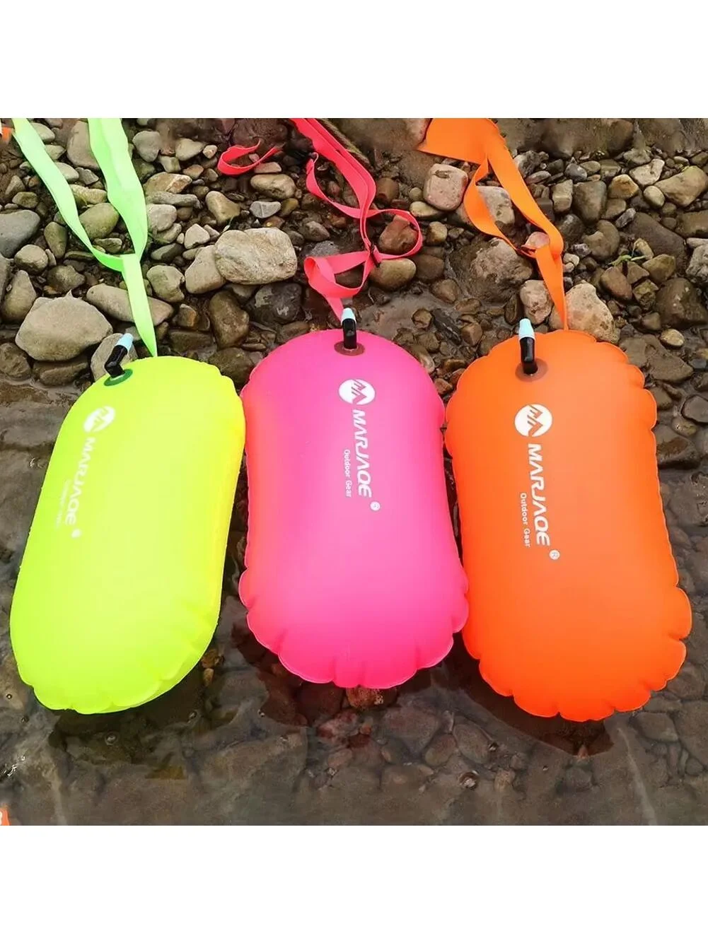 Outdoor Safety Swimming Buoy Multifunction Swim Float Bag With Waist Belt Waterproof PVC Lifebelt Storage Bag For Water Spo