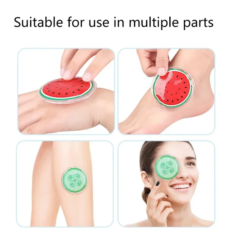 Reusable Eye Gel Pad Ice Bag Gel Eye Mask Cool Eye Mask Hot & Cold Compress Used for Eye Strain Smooth Fine Lines Skin Care Tool