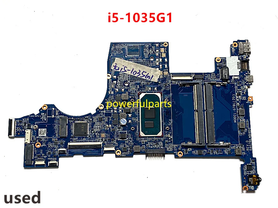 DAG7BLMB8D0 Motherboard For Hp TPN-Q208 15-CS L67287-601 i5-1035G1 Working Ok