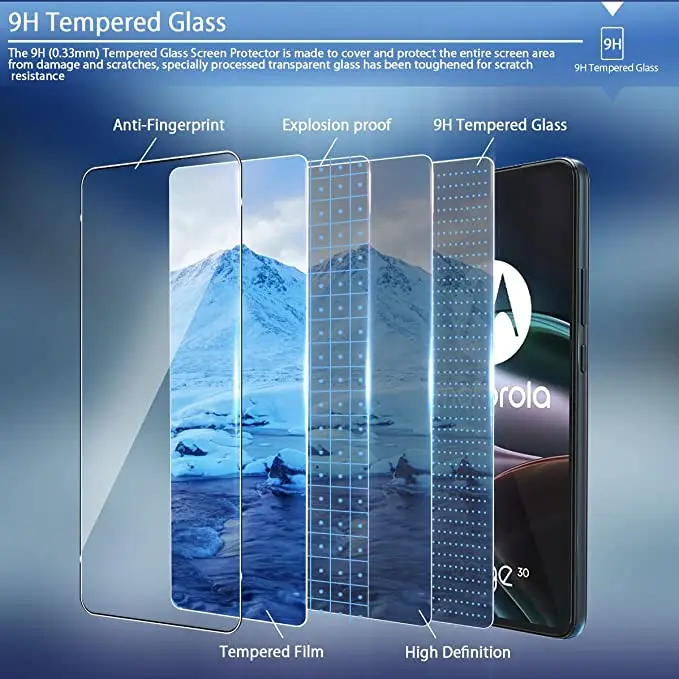 3 Stück HD-Displayschutzfolie aus gehärtetem Glas für Motorola Moto G71 5G G31 G22 G32 G41 G51 G71 G53 G73 G42 G52 G72 G13 G23 – Detail 4