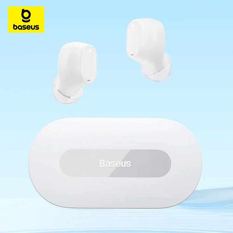 

Baseus Bowie EZ10 Earphone Wireless Bluetooth 5.3 Headphone TWS 2 Microphone Earbuds 12 EQ Sound Effects Hifi Headset Gaming Pro