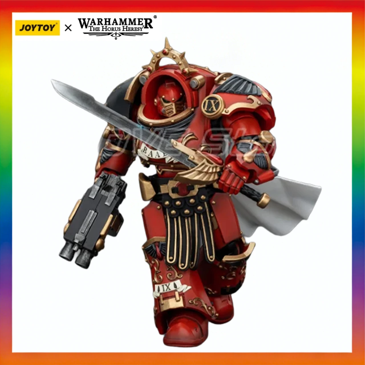 

In Stock Original JOYTOY 40K Blood AngelsLegion Praetor in Tartaros Terminator Armour 1/18 Action Figure Model Toys Gift