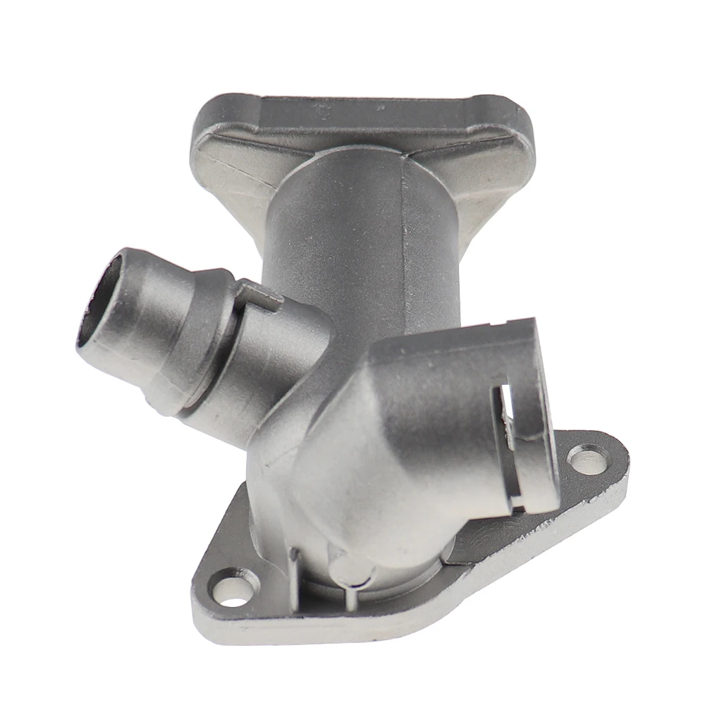 058121132A Aluminium Cooling Radiator Coolant Hose Connector Water Outlet Flange Pipe For VW Passat B5 Audi A4 1.8T 058121132C