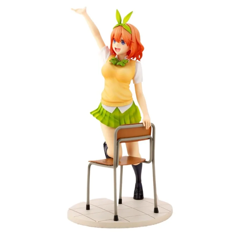 In Stock Genuine Kotobukiya Gotoubun No Hanayome Nakano Yotsuba 1/8 Kawaii Anime Figure Garage Kit Anime Cartoon Model Toys