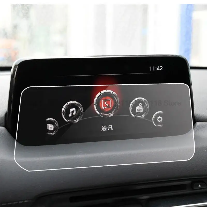 Tempered Glass Screen Protector Film For Mazda CX8 CX-8 2019 2020 Car radio GPS Navigation anti-scratch Accessories