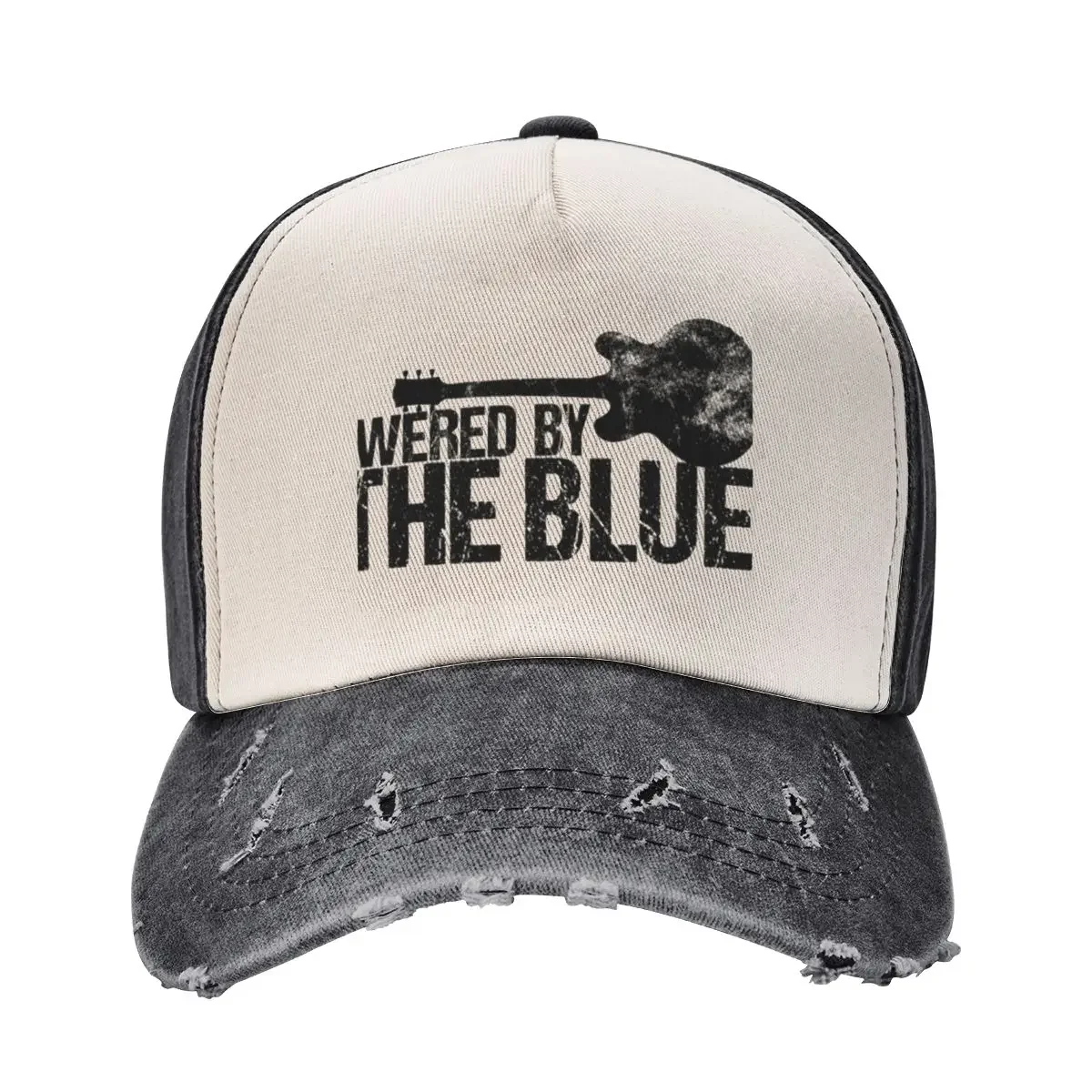 

Powered By The Blues - Guitar Baseball Cap Golf Hat Rave hats on offer Mens Women's