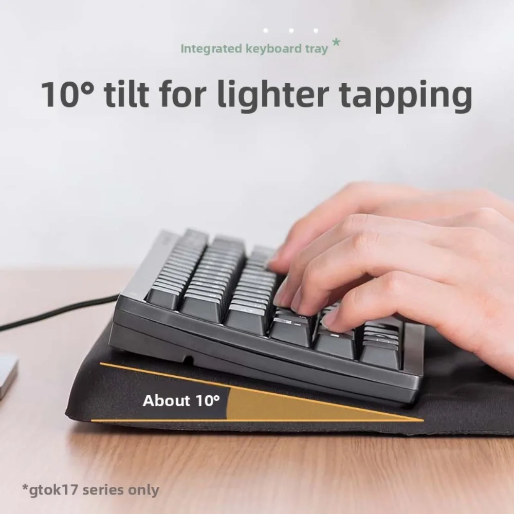 SANWA Keyboard Wrist Rest Ergonomic Wrist Support Pad Thick Soft Cushion for Gaming Office Computer Desk