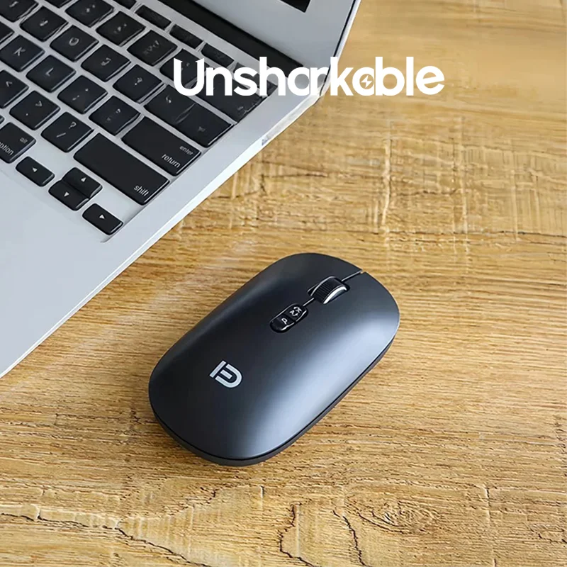 

UNSHAKRABLE Wireless Bluetooth Mouse Voice Control Rechargeable Long Battery Typing Translation Office Home Laptop - Black