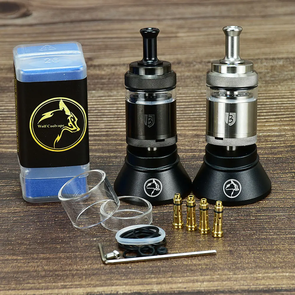 Berserker-Mini V3 MTL Tank glass 510, punta de goteo, pin de aire para Berserker Mini V3 MTL rta