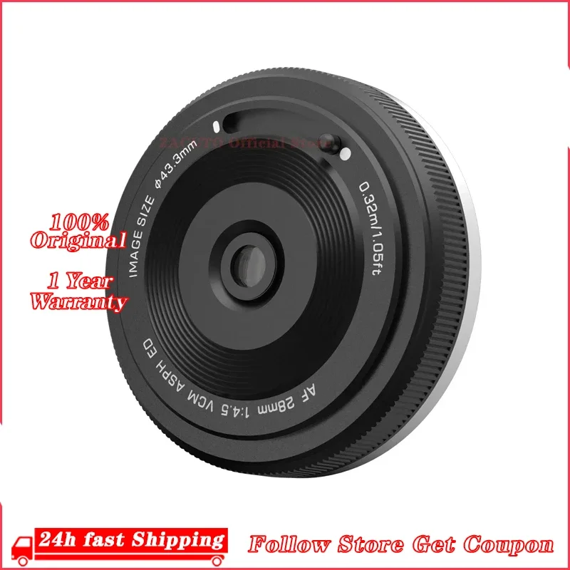 VILTROX AF 28mm F4.5 Autofocus Full Frame Lens Retro Ultra-thin For Sony E Mount A7C A6400 A6700 ZV-E10 A7M5