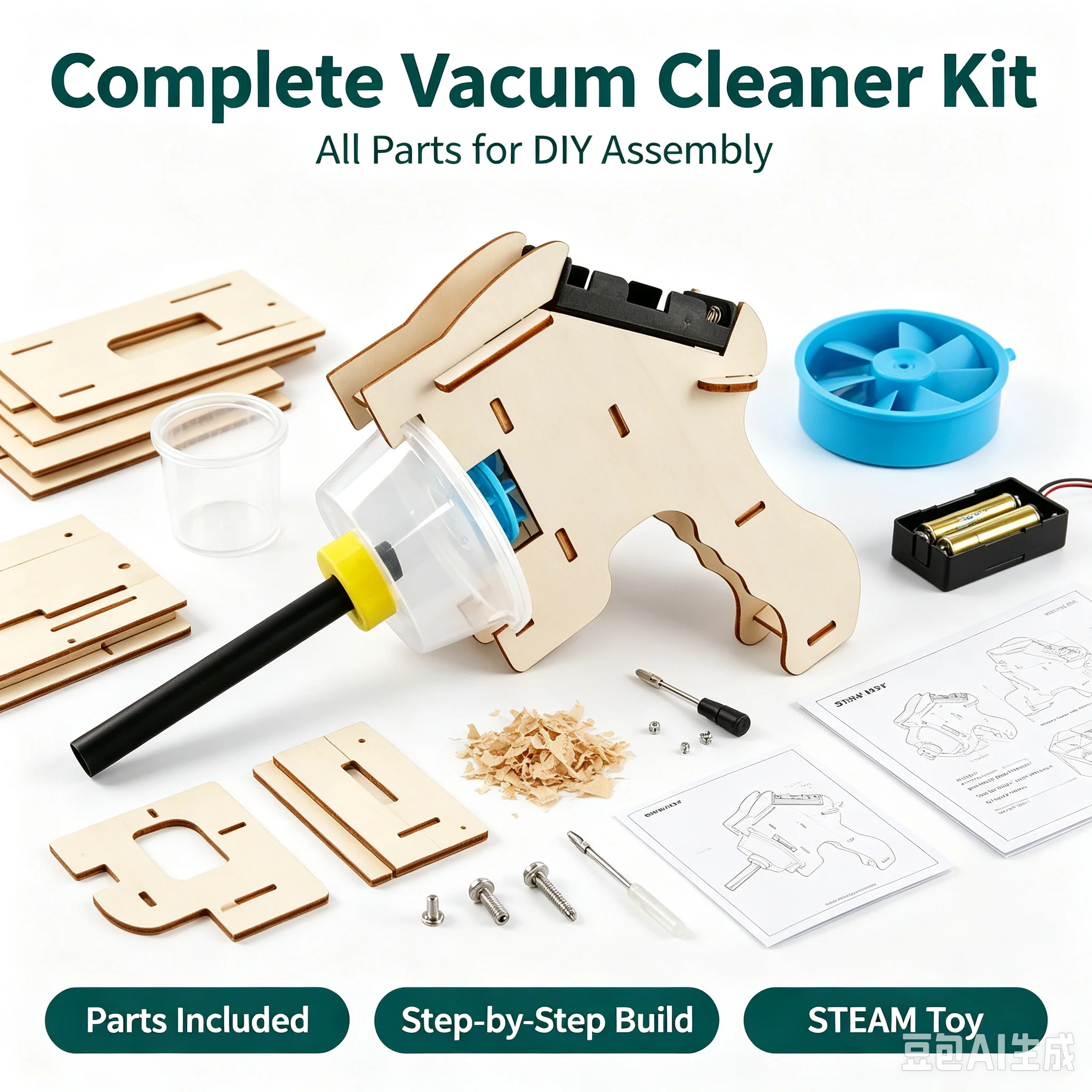 Kit Educativo de Aspiradora DI - Science Project Kit reseña y precio