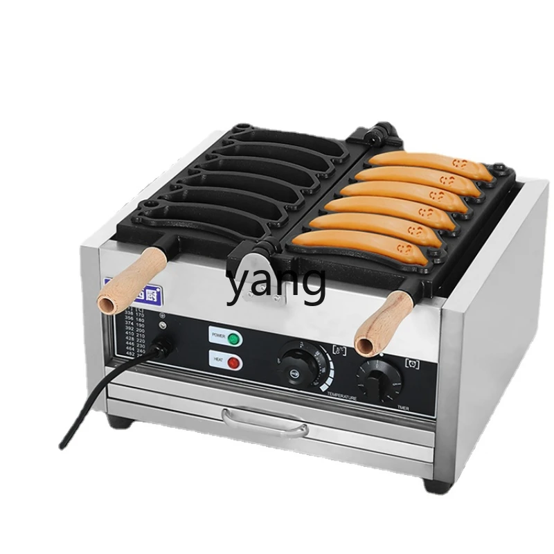 

CX Commercial Stall Gas Banana Burning Machine Mold Network Red Smiley Face Popcorn Egg Waffle Maker Device