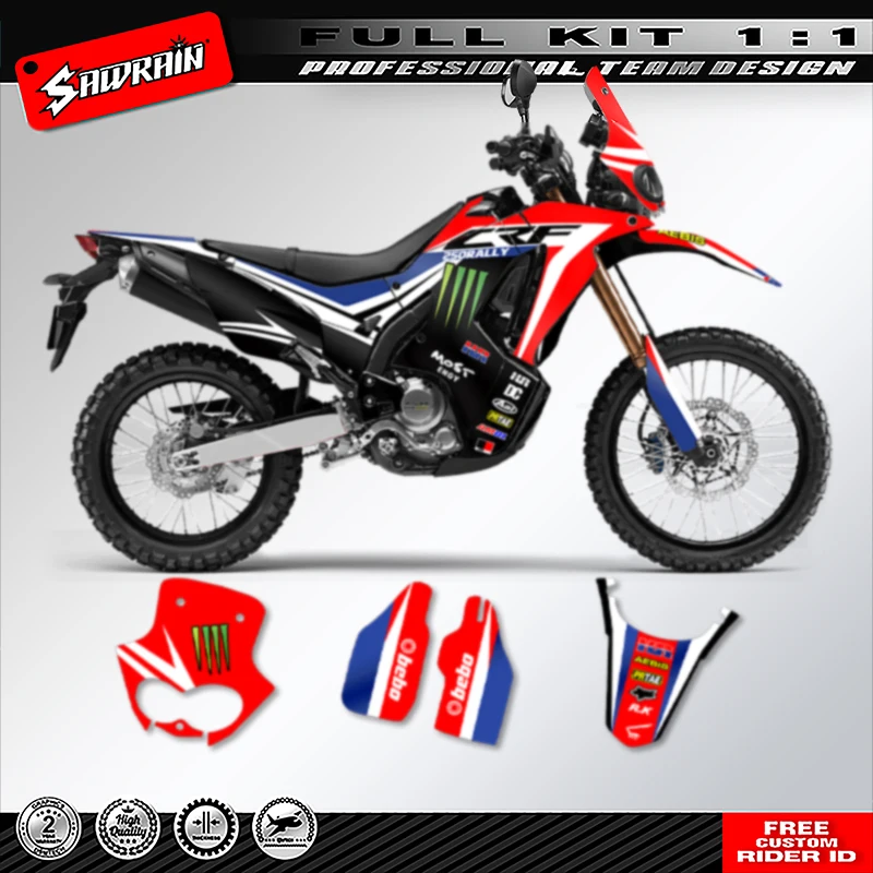 

Sawrain For Honda CRF250 RALLY 2017 2018 2019 2020 Motorcycle Graphics Backgrounds Decals Stickers Kit