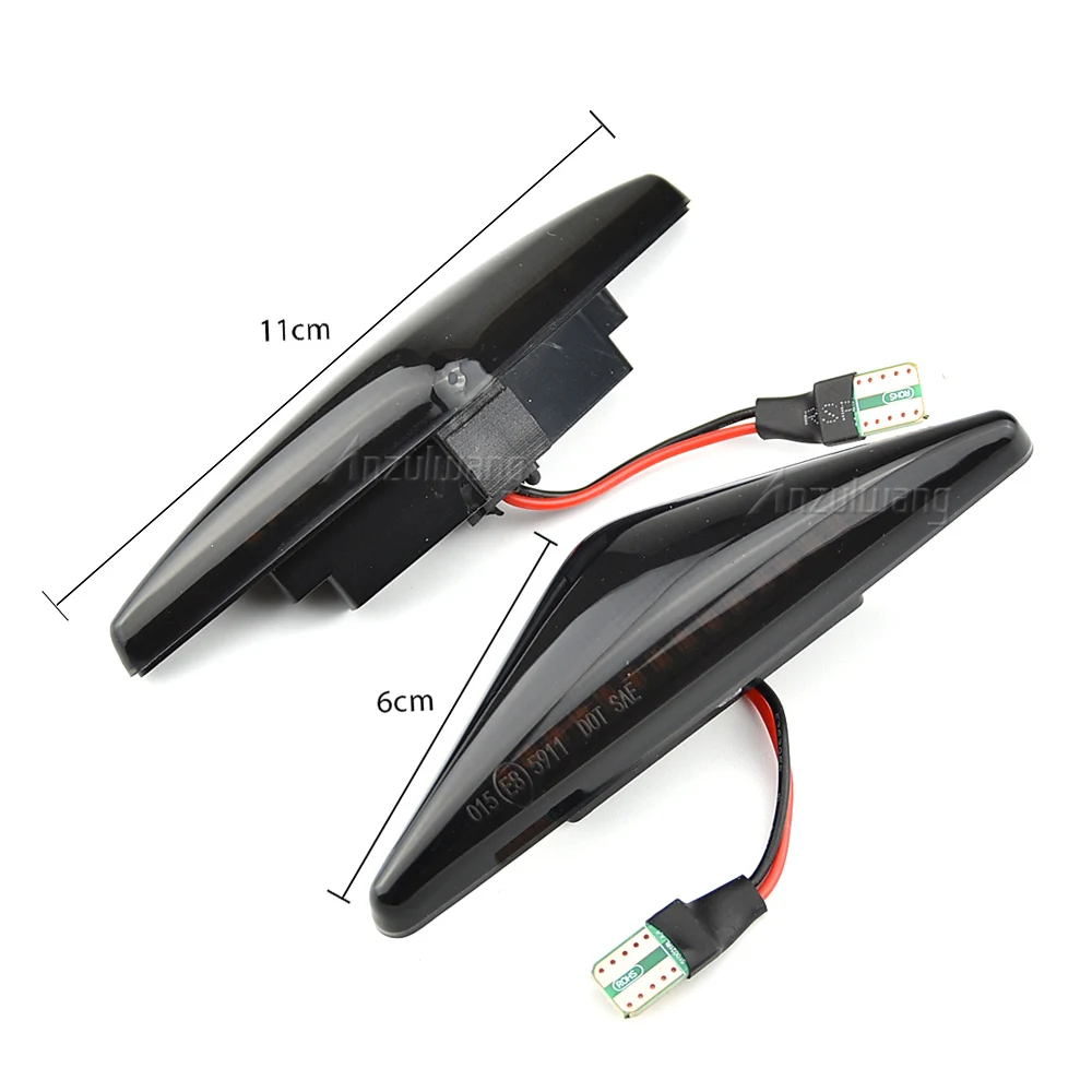 Flowing Side Repeater Light LED Dynamic Side Marker Turn Signal Lights Indicator Blinker Lamp For Ford MONDEO 3 MK3 FOCUS 1 MK1