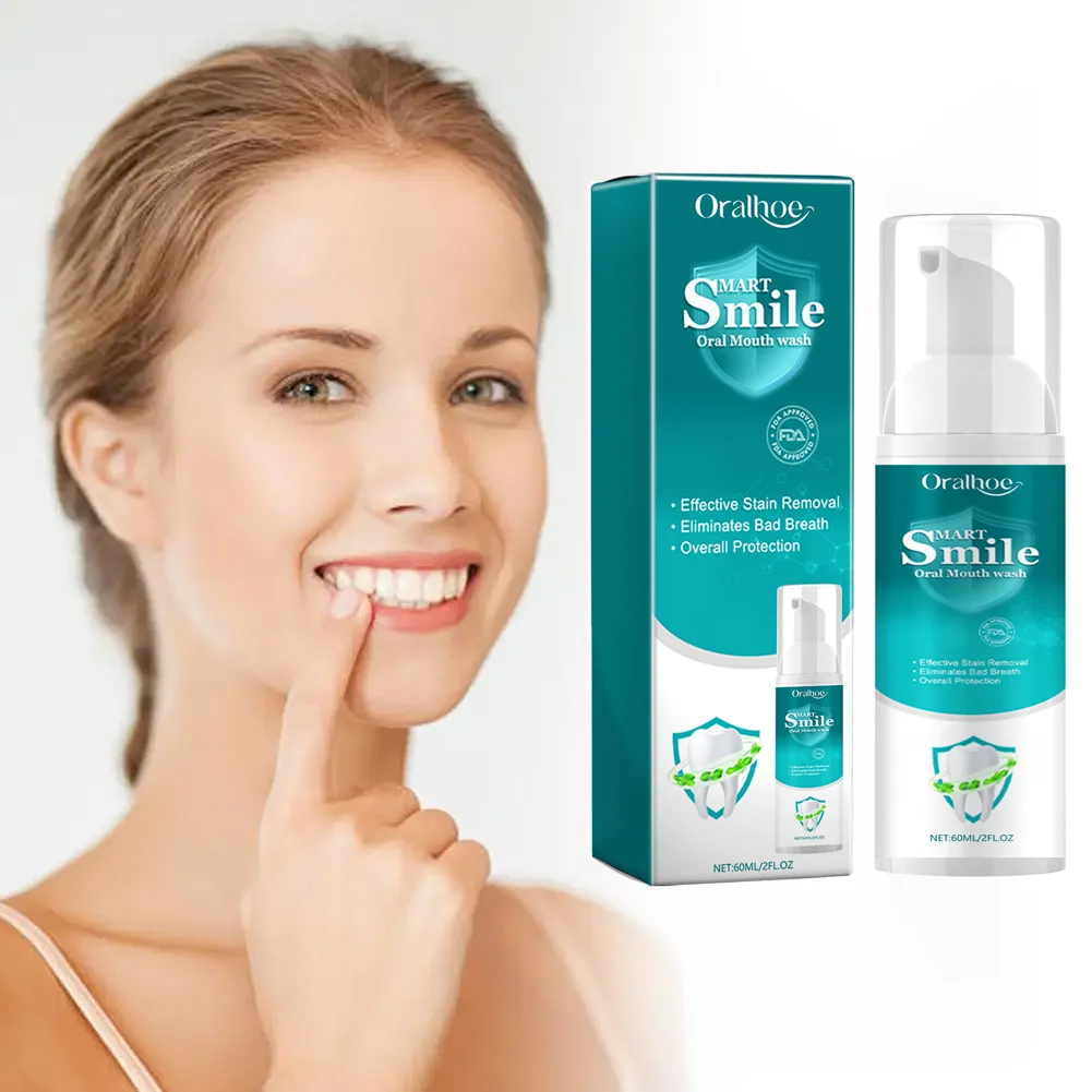 

Teeth Whitening Mousse Remove Plaque Stains Improve Yellow Teeth Fresh Breath Dental Bleaching Anti Decay Cleaning Oral Hygiene