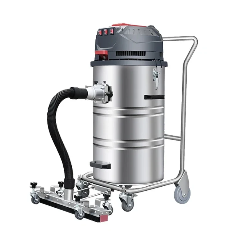 Single Phase Industrial Vacuum Cleaner Wet and Dry Floor Cleaning hine 4.kw Power Factory Workshop