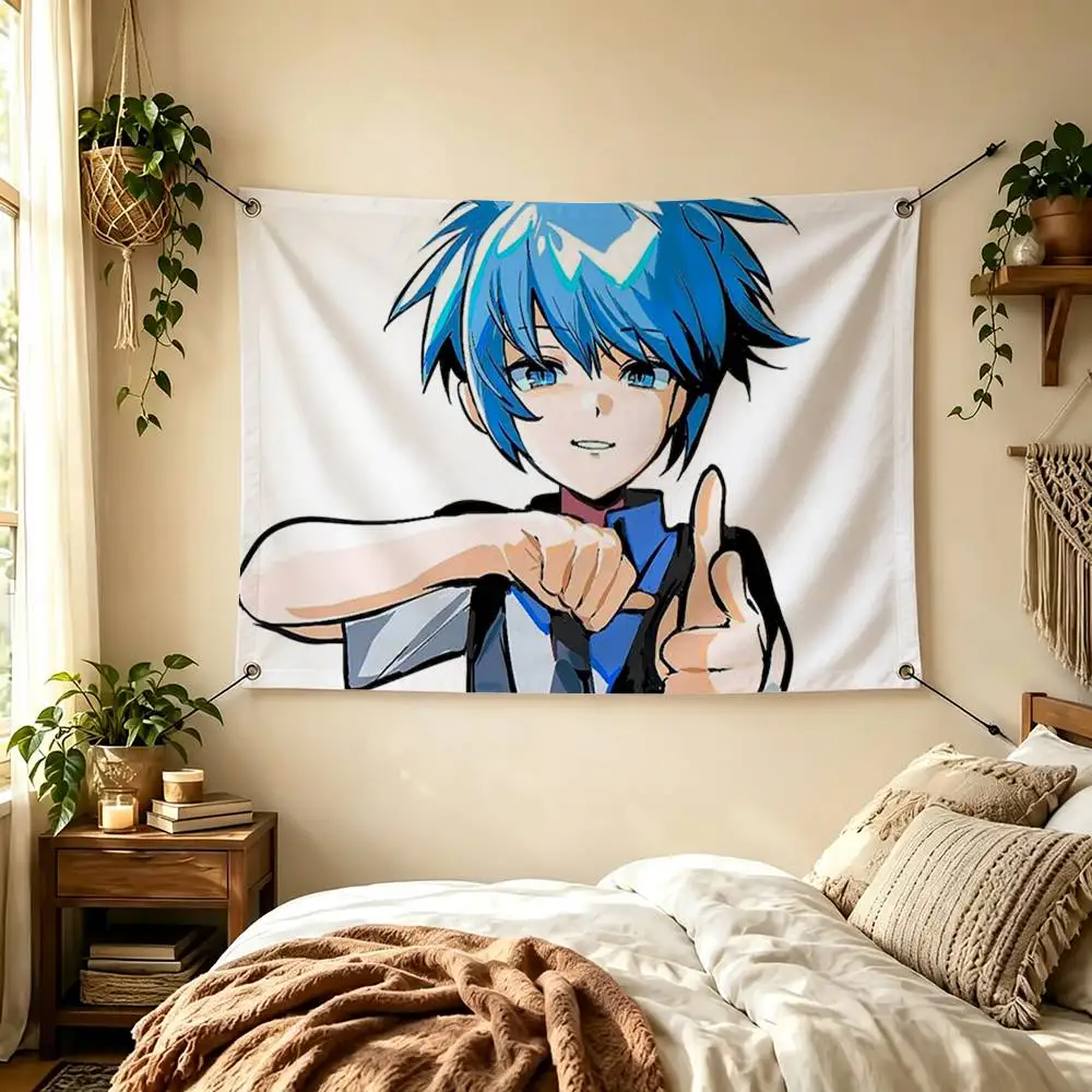 Assassination Classroom Nagisa Shiota  Flags for Bedrooms Home Decor Items Outdoor Decors Garage Decoration Flaga