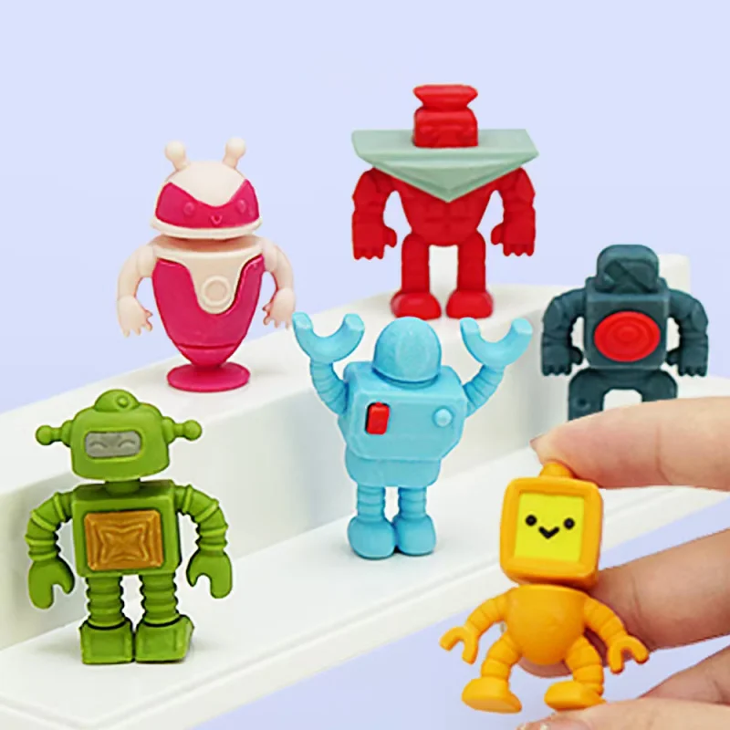 Splicing Eraser Children's Creative Robot Modeling Eraser Student Stationery