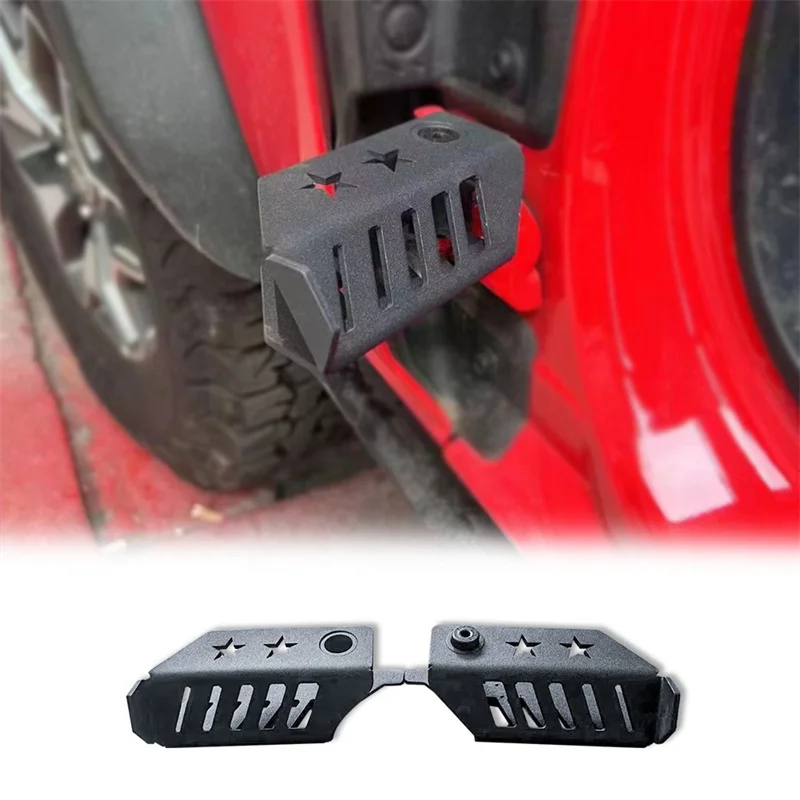 

Металлическая подставка для ног передней двери, вспомогательная лестница для Ford Bronco 2021-2022, внешняя петля автомобиля, складные подножки, аксессуары