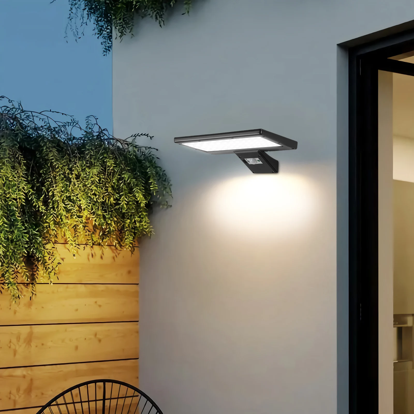

Street Outdoor Solar Lights Motion Sensor Remote Control High Brightness Solar Motion Lights Outdoor LED Easy Install