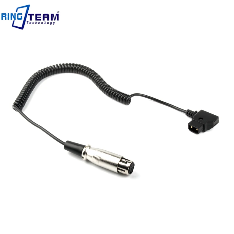 Suitable for Anton camera/monitor power cord B-type port plug to four-pin 4-core XLR CANNON female D-TAP