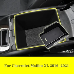 For Chevrolet Malibu XL Car Glove Box Organizer Armrest Secondary Storage Center Console Tray For Malibu XL 2016 2017 2018-2021