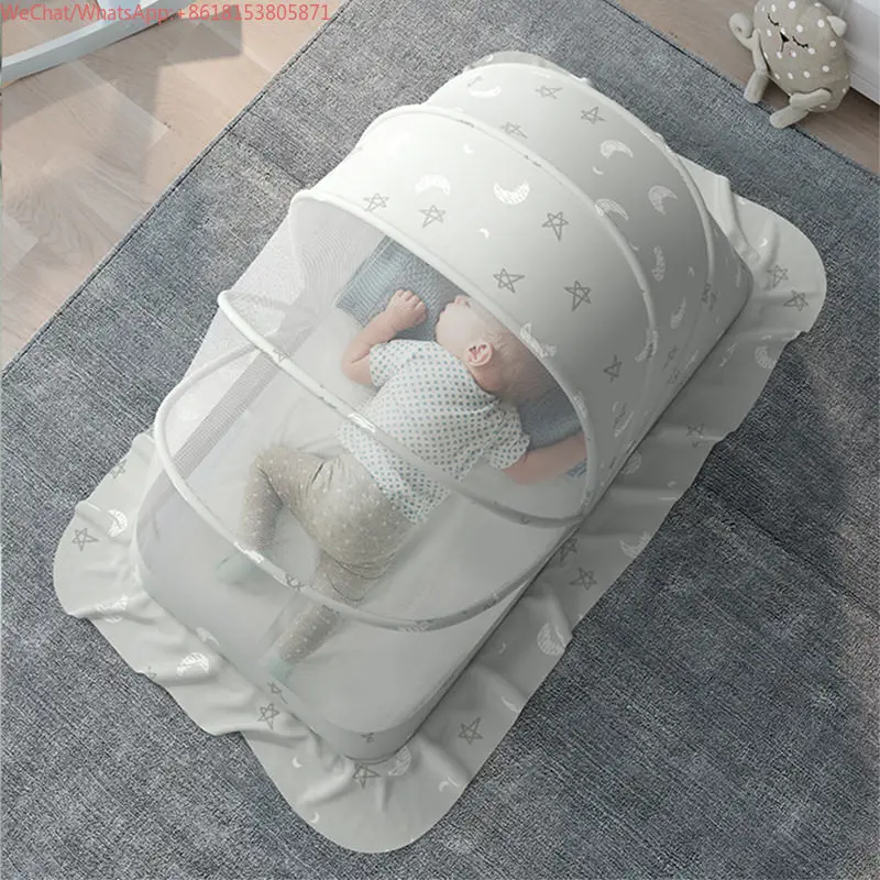 Baby mosquito net cover small bed full cover mosquito cover yurt children foldable