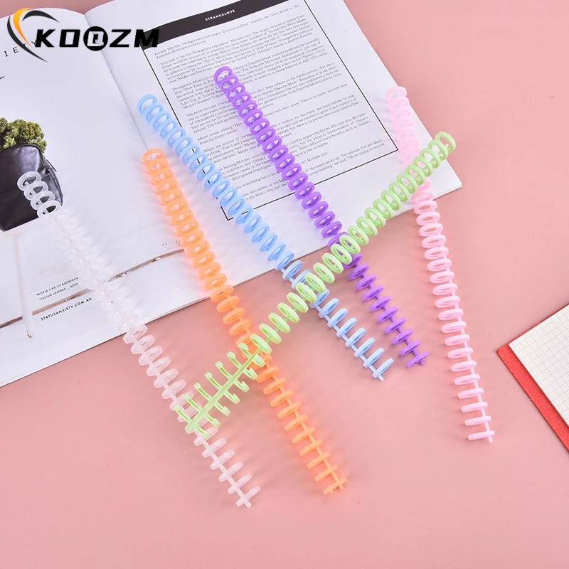 10Pc Album Binder Binder Ring 30Holes Circles Ring Loose-leaf Paper Book Scrapbook Album Binder Spiral A4 Notebook Binding Clips